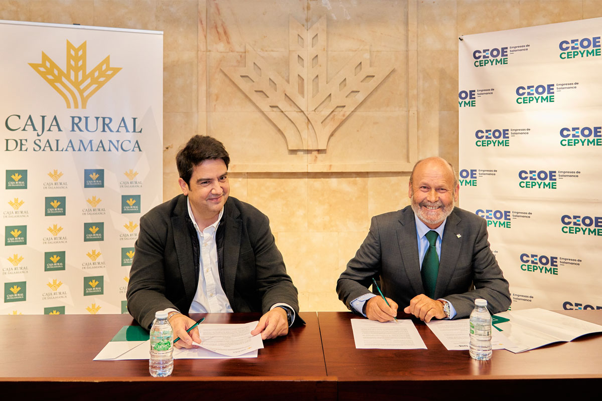 Caja Rural de Salamanca y CEOE CEPYME Salamanca unen fuerzas con un acuerdo de colaboración Caja Rural de Salamanca y CEOE CEPYME Salamanca unen fuerzas con un acuerdo de colaboración