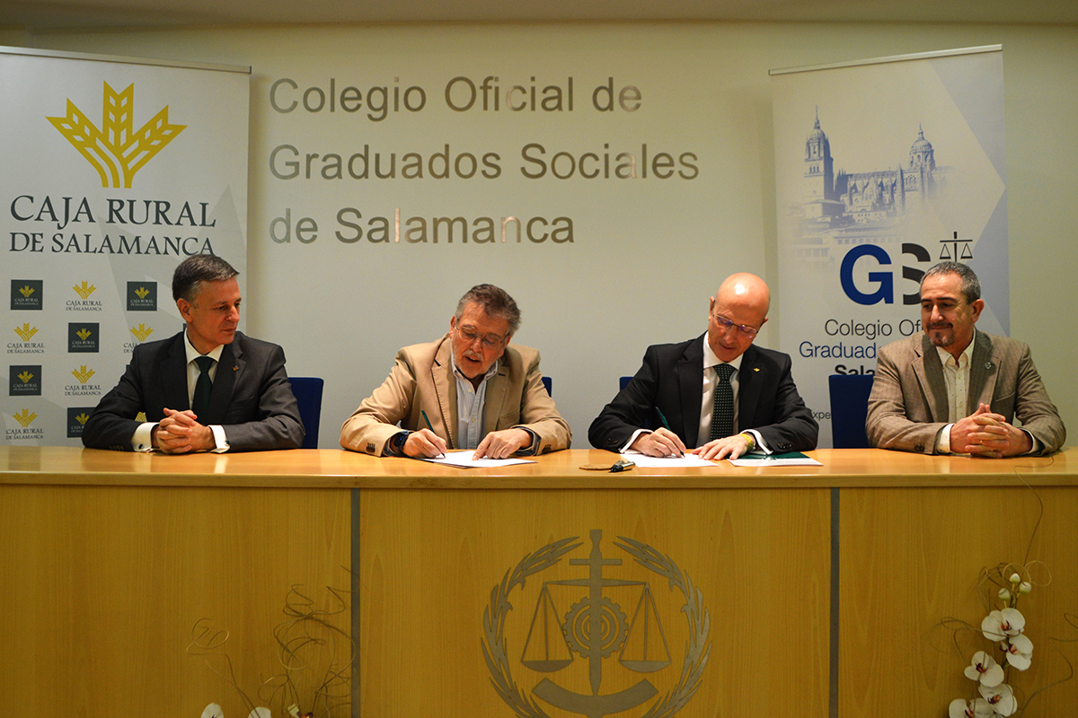 Caja Rural de Salamanca con el Ilustre Colegio Oficial de Graduados Sociales 