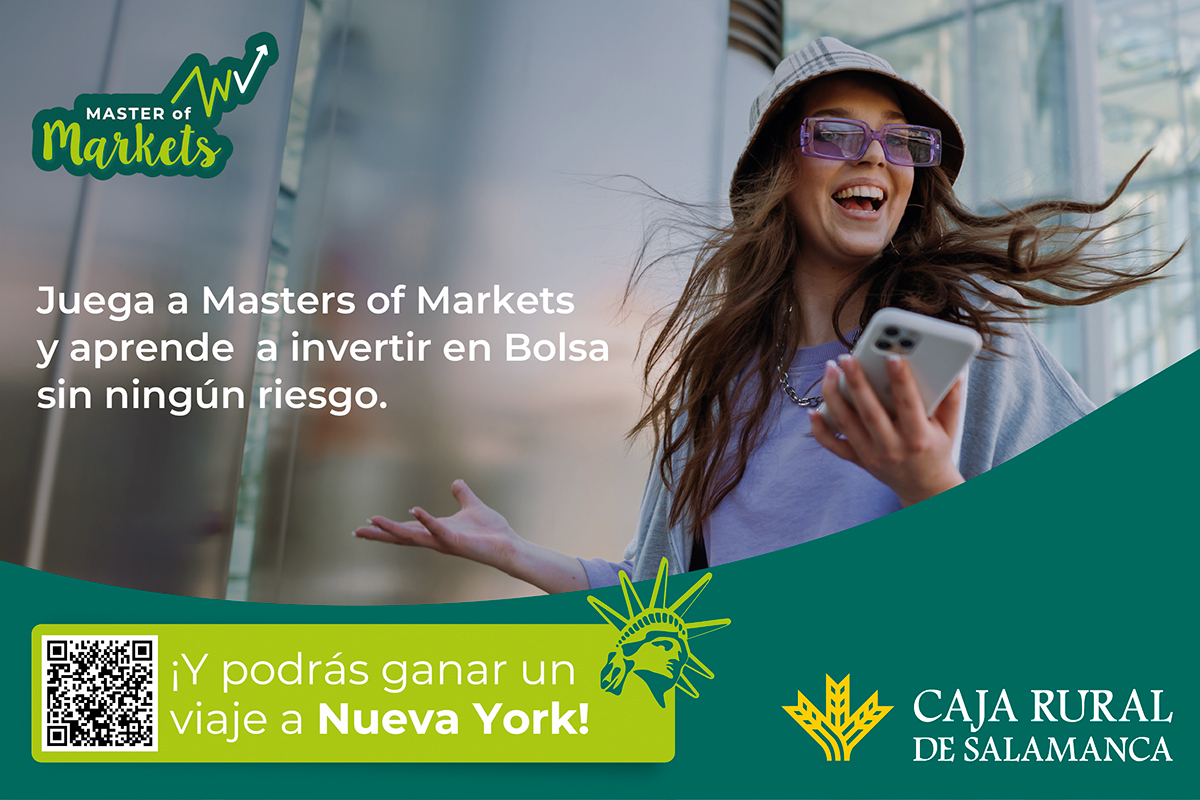 Caja Rural de Salamanca lanza “Master of Markets”, un juego educativo para aprender a invertir en Bolsa 