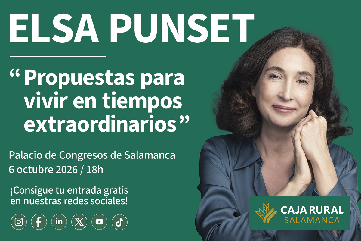 Caja Rural de Salamanca trae a Elsa Punset a Salamanca
