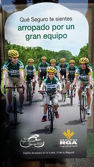 Cartel RGA equipo ciclista 2013