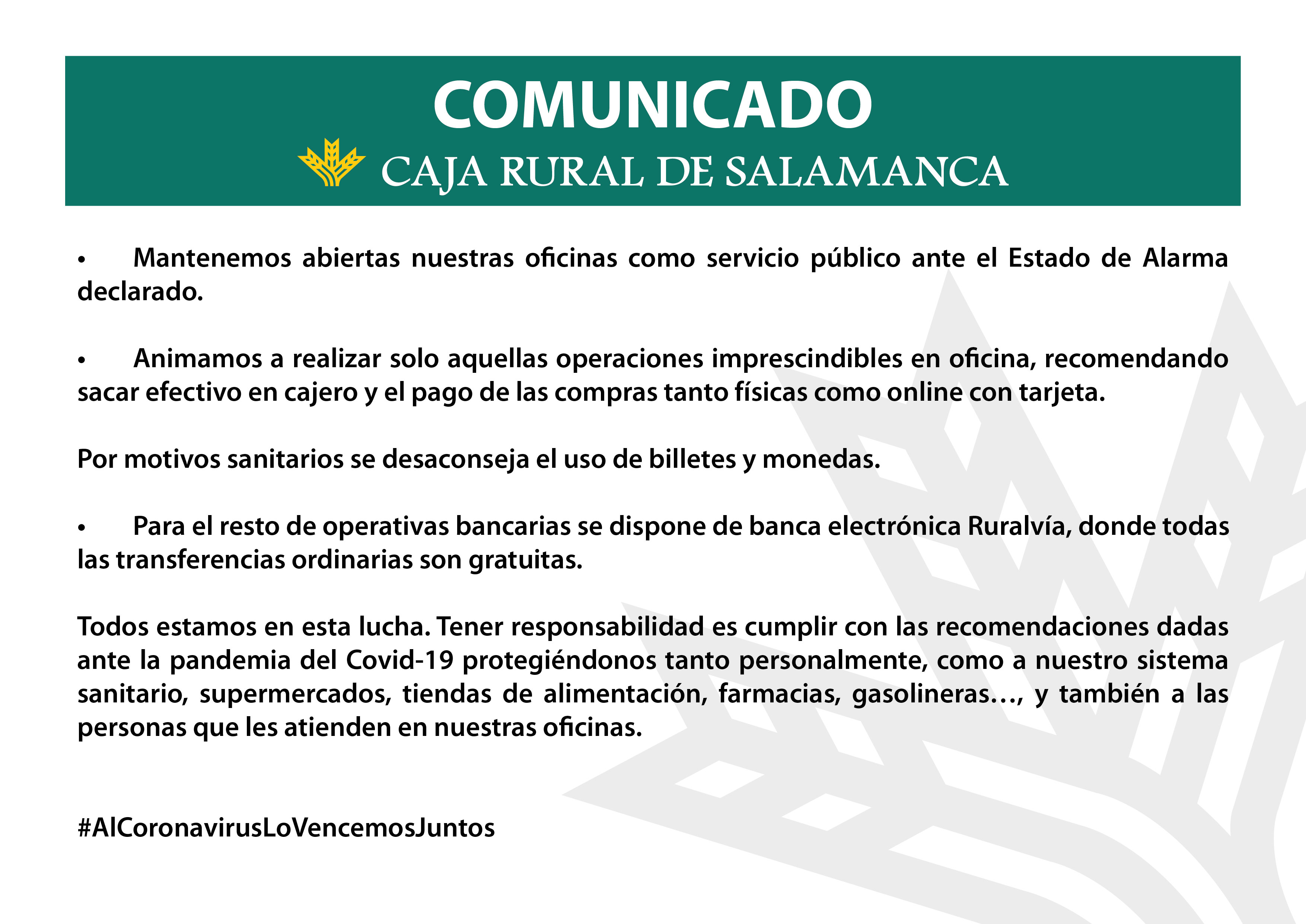 comunicado