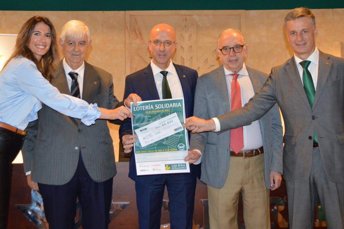 Caja Rural de Salamanca respalda un año más la Lotería Solidaria a favor del Banco de Alimentos