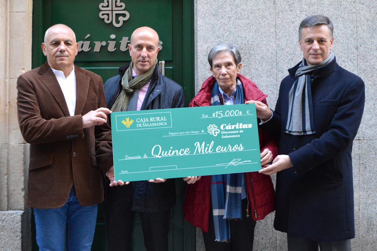 Caja Rural de Salamanca y Cáritas al lado de los más desfavorecidos