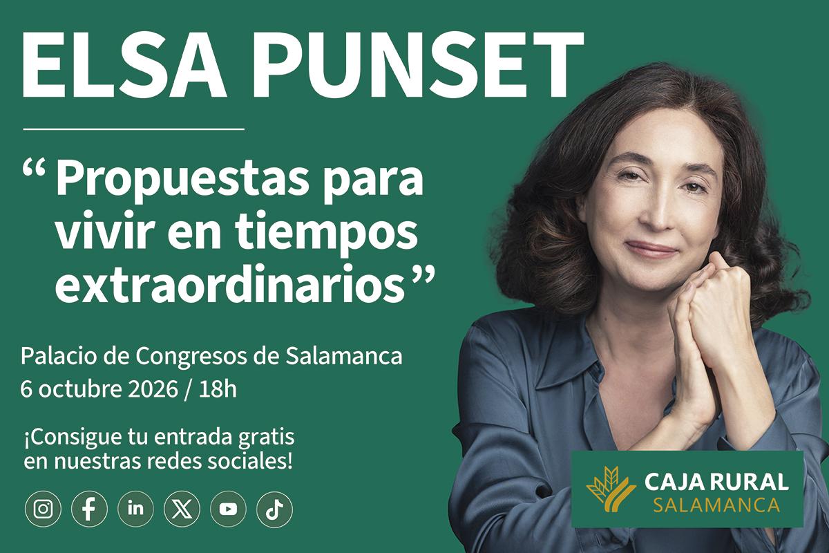 Caja Rural de Salamanca trae a Elsa Punset a Salamanca
