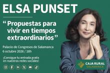 Caja Rural de Salamanca trae a Elsa Punset a Salamanca